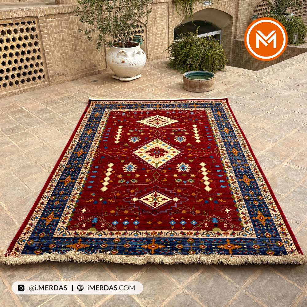 فرش گبه سلطان زمینه روناسی